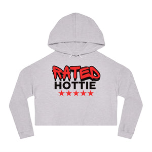 Rated Hottie Cropped Hooded Sweatshirt